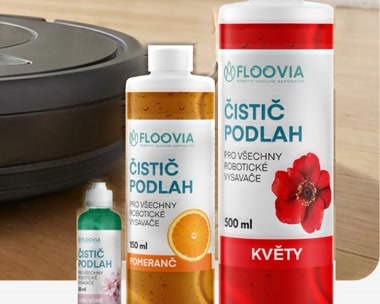 Lahve čističů Floovia