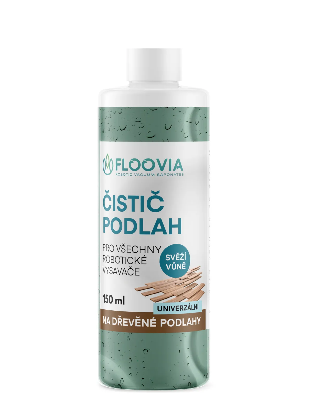 Čistič podlah do robotického vysavače Floovia, na dřevěné podlahy