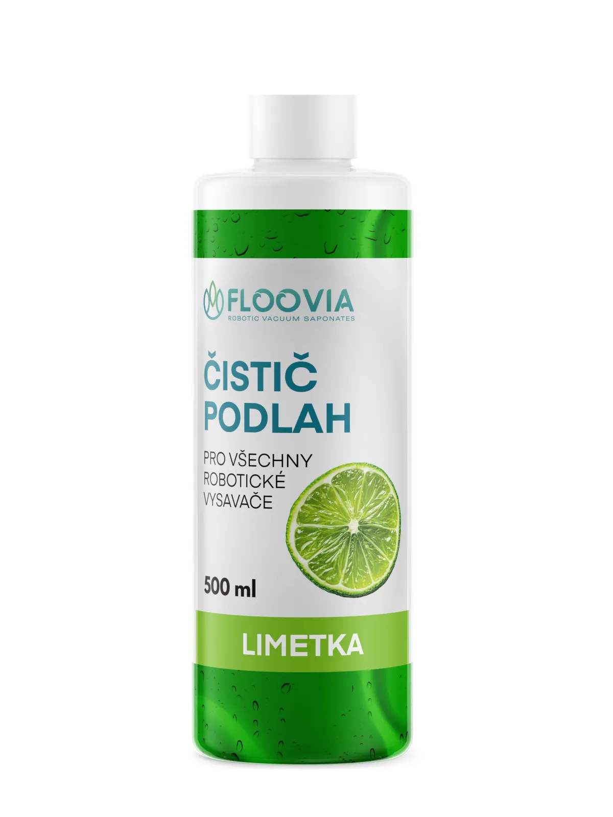 Čistič podlah do robotického vysavače Floovia, limetková vůně — obrázek 2