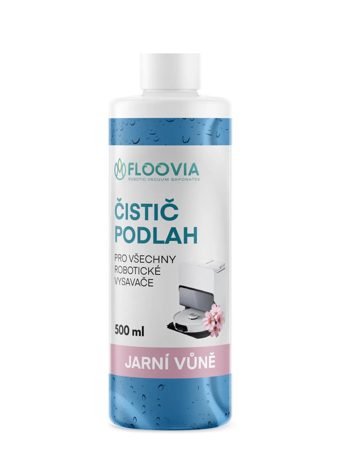 Čistič podlah do robotického vysavače se samočisticí stanicí Floovia, jarní vůně — obrázek 2