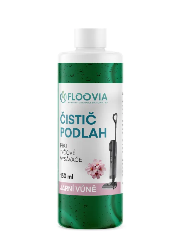 Čistič podlah do tyčového vysavače s mopem Floovia, jarní vůně
