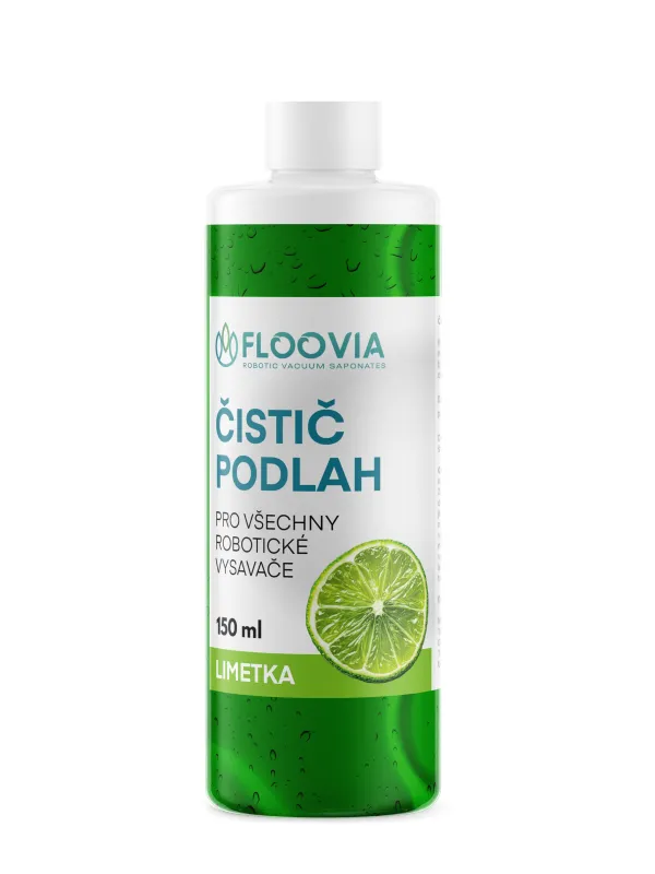 Čistič podlah do robotického vysavače Floovia, limetková vůně