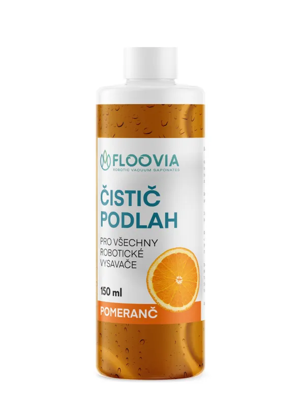 Čistič podlah do robotického vysavače Floovia, pomerančová vůně
