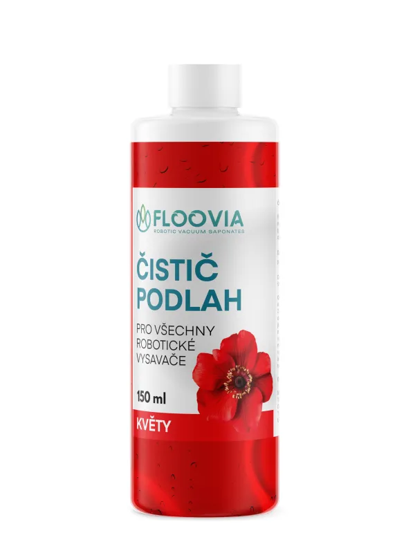 Čistič podlah do robotického vysavače Floovia, květinová vůně